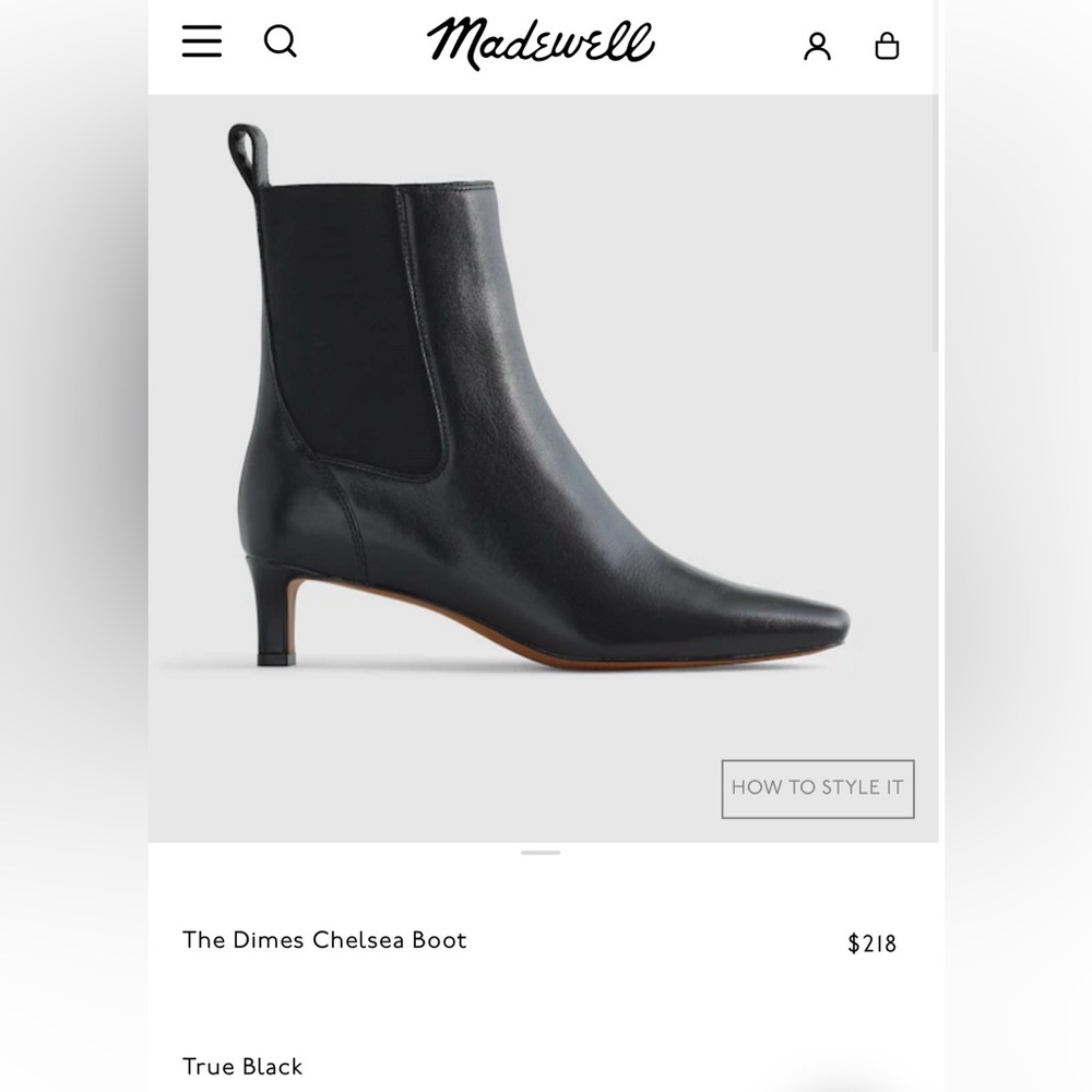 Madewell The Dimes Chelsea Boot